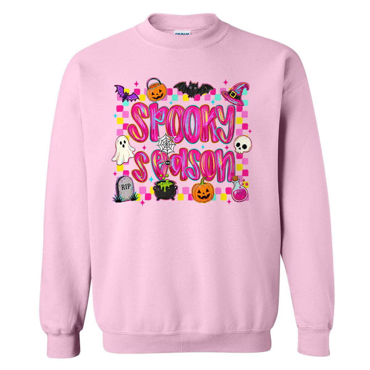Colorful Halloween Shirt - Spooky Halloween T-shirt Sweatshirt - Cute Halloween Outfit, Spooky Season Gift