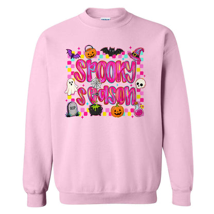 Colorful Halloween Shirt - Spooky Halloween T-shirt Sweatshirt - Cute Halloween Outfit, Spooky Season Gift