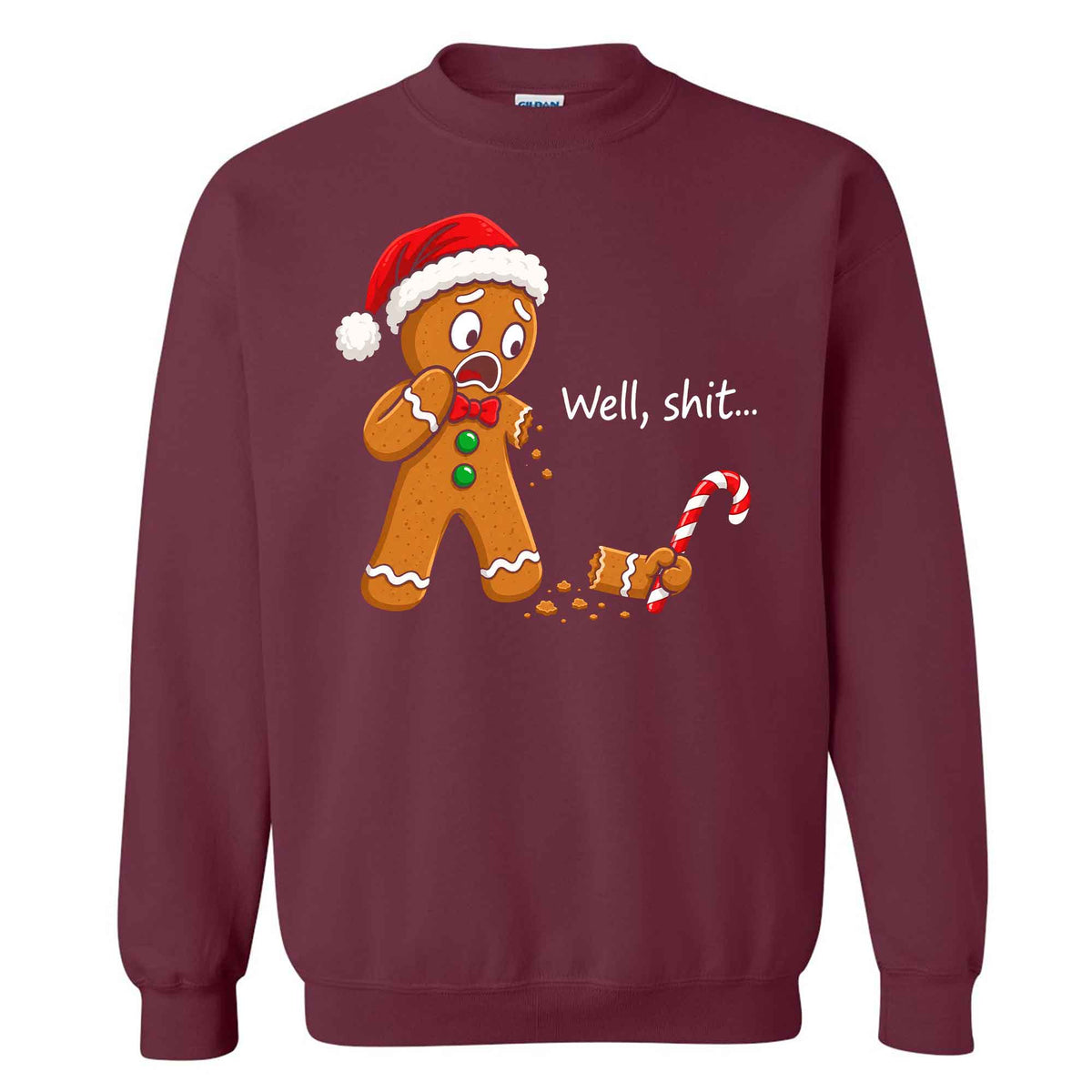 Gingerbread Christmas Sweatshirt, Funny Christmas Shirt Christmas Gift