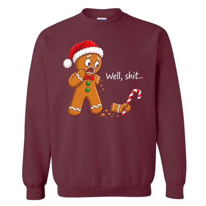 Gingerbread Christmas Sweatshirt, Funny Christmas Shirt Christmas Gift