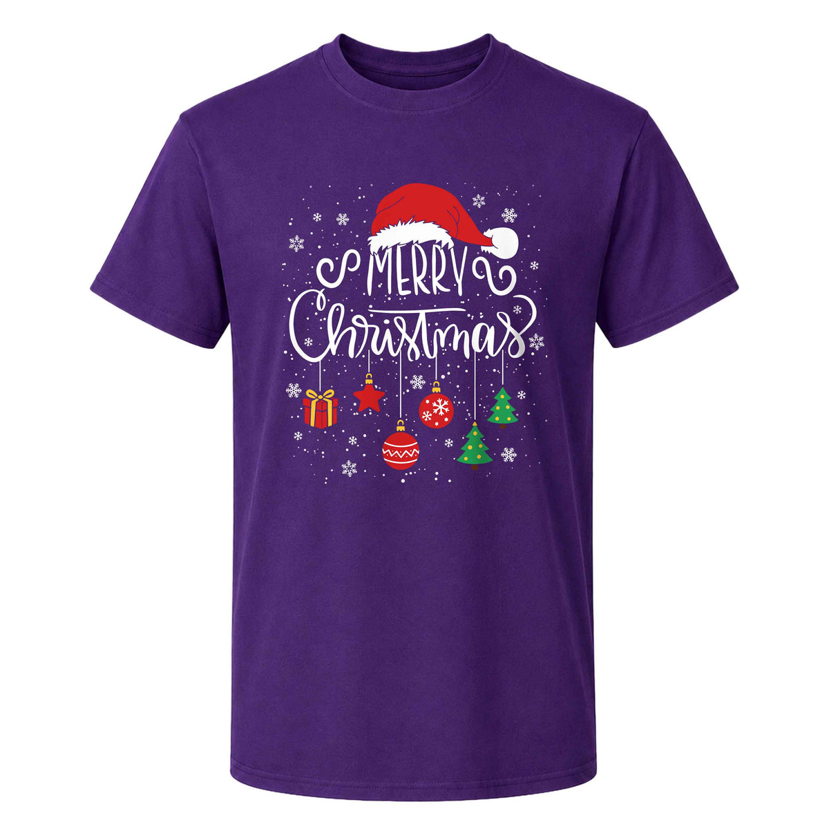 Matching Family Christmas Shirts, Merry Christmas Santa Hat Graphic Tees, Christmas Gift for Family