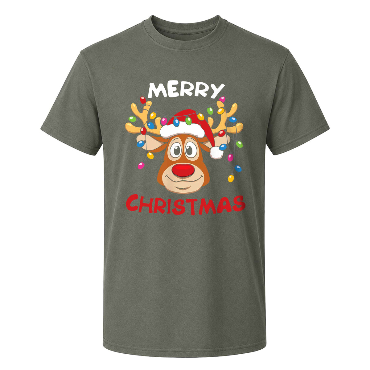 Matching Family Christmas Shirts, Merry Christmas Santa Hat Graphic Tees, Christmas Gift for Family