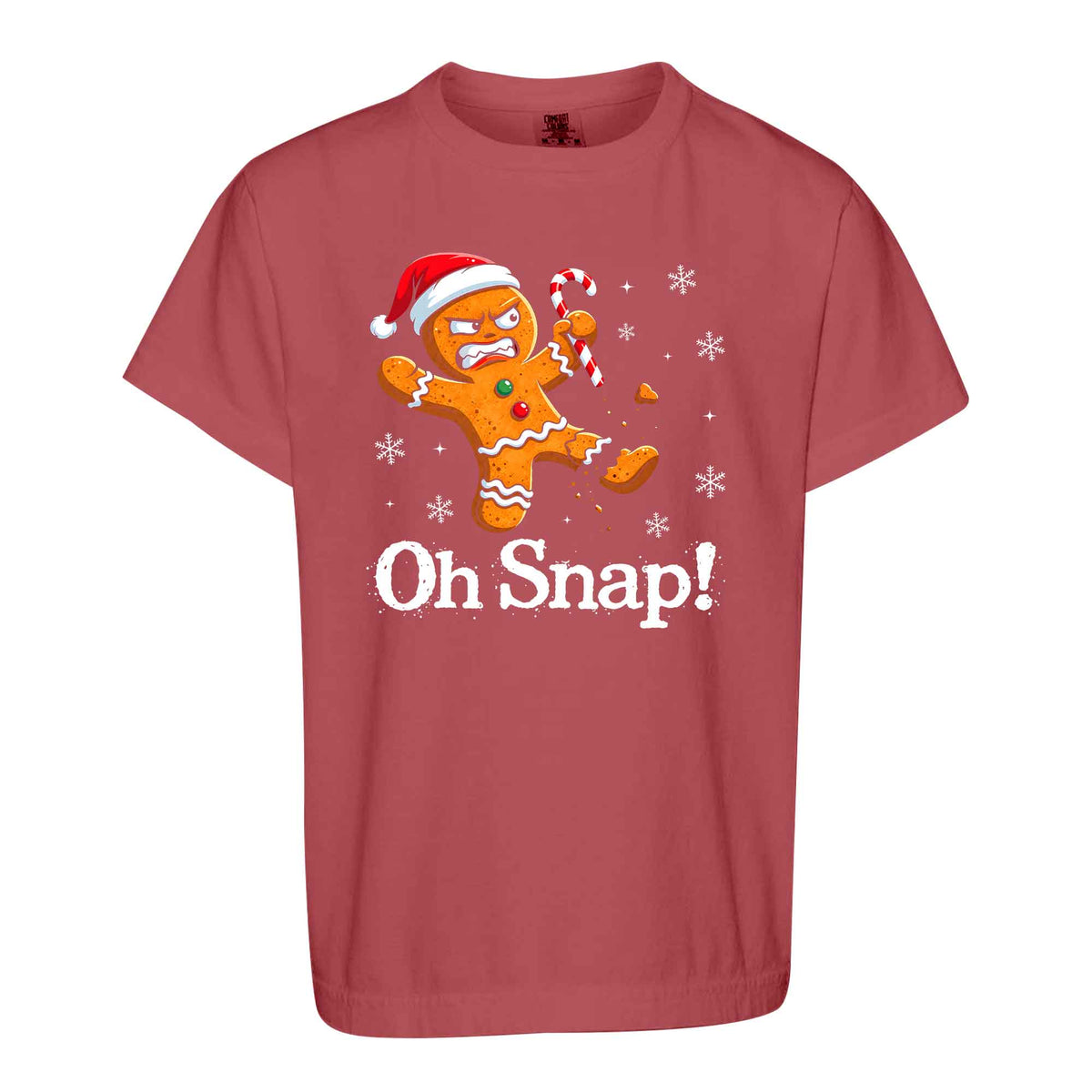 Funny Gingerbread Christmas Sweatshirt, Oh Snap Holiday Graphic Tee, Christmas Gift