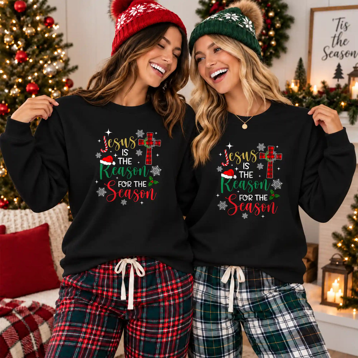 Jesus Is The Reason For The Season Christmas Shirt, Christian Nativity Tee, Religious Gift For Xmas