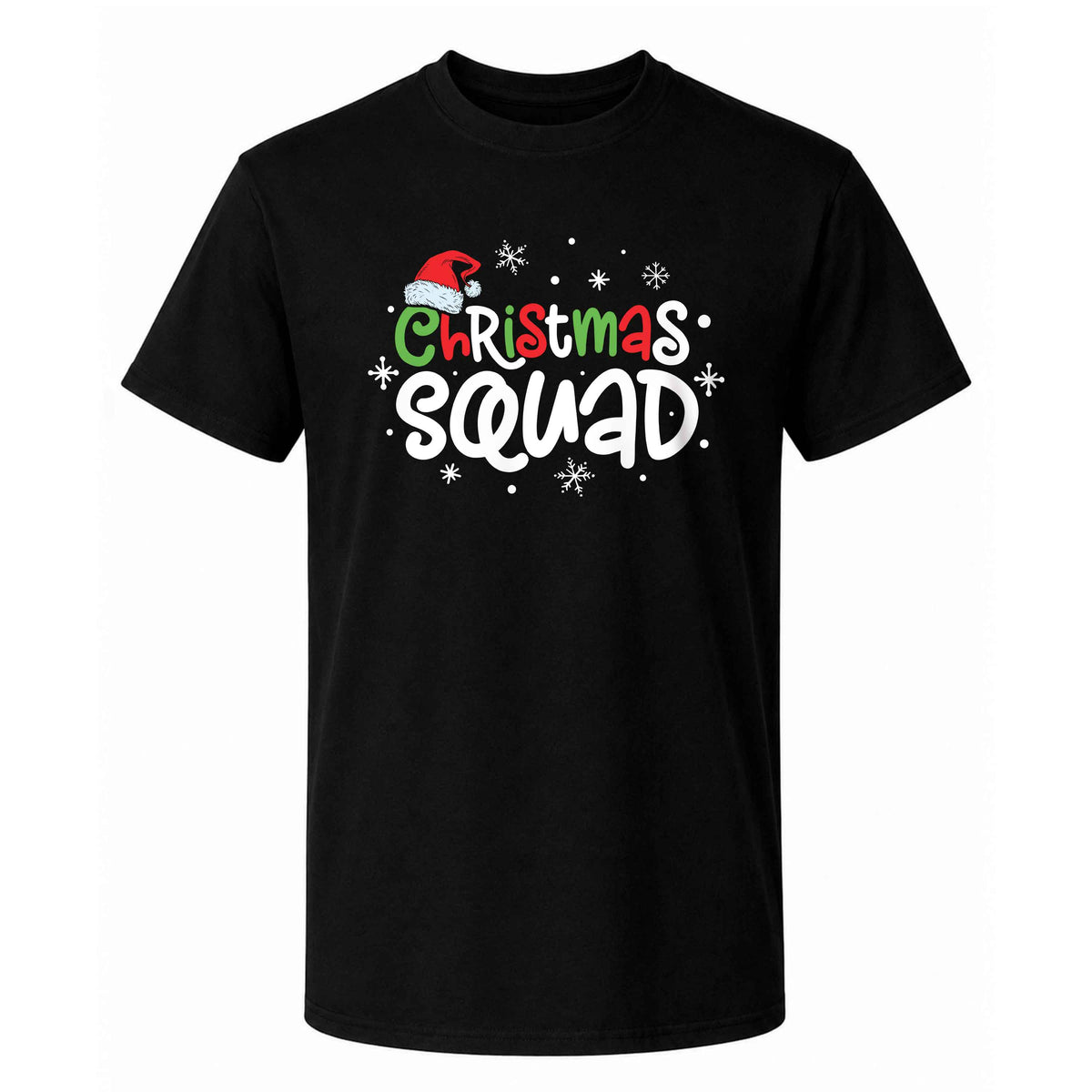 Christmas Squad Matching Family Shirts, Funny Christmas Graphic Tees, Holiday Gift for Family