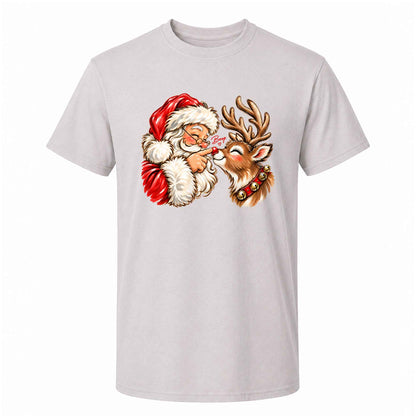Funny Christmas Shirt  - Reindeer Santa Claus Boop T-shirt Sweatshirt - Trendy Christmas Gift for Friends, Self Gift