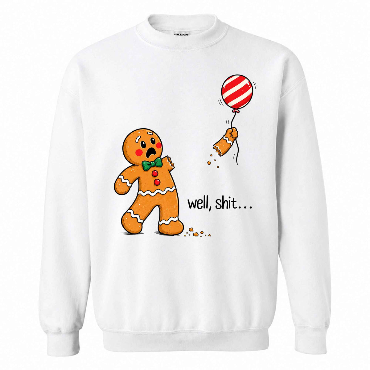 Gingerbread Christmas Sweatshirt, Funny Christmas Shirt Christmas Gift
