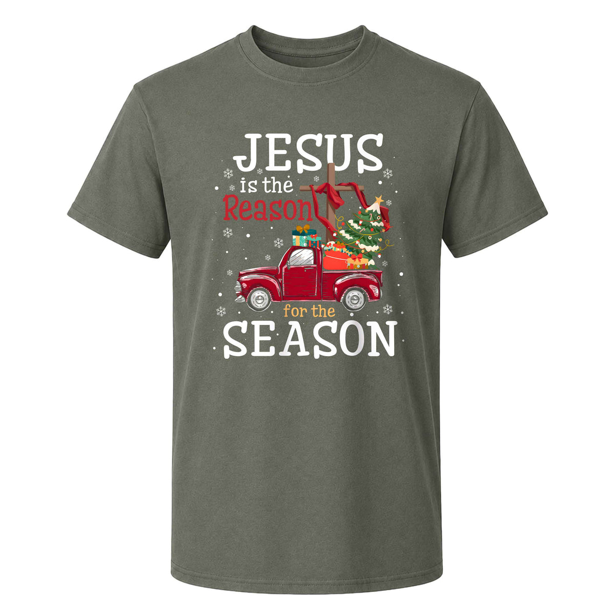 Jesus Is The Reason For The Season Christmas Shirt, Christian Nativity Tee, Religious Gift For Xmas