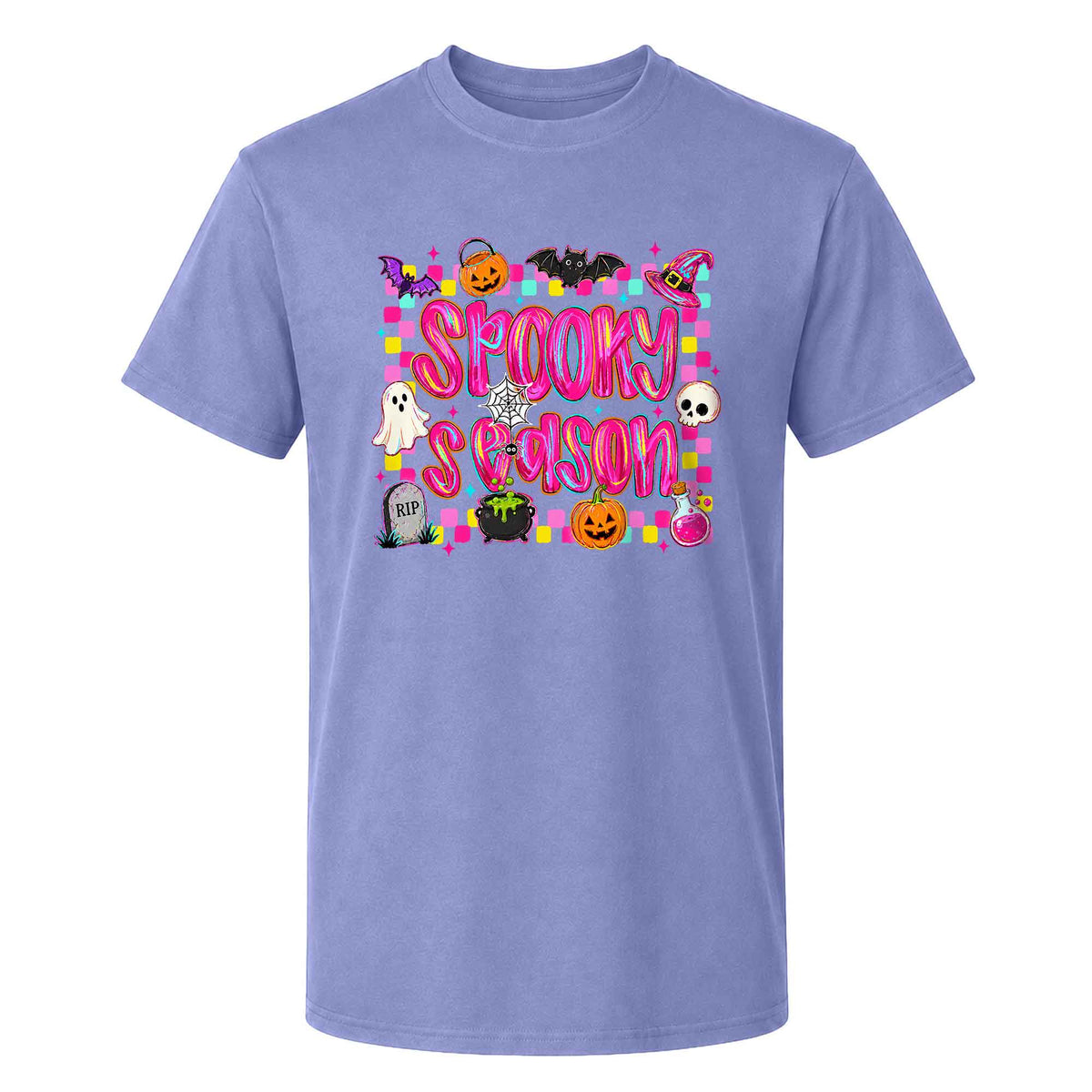 Colorful Halloween Shirt - Spooky Halloween T-shirt Sweatshirt - Cute Halloween Outfit, Spooky Season Gift