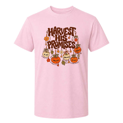 Thanksgiving Christian Shirt  - Harvest His Promises - Thanksgiving Gift for Friends, Self Gift