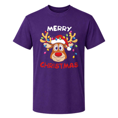 Matching Family Christmas Shirts, Merry Christmas Santa Hat Graphic Tees, Christmas Gift for Family
