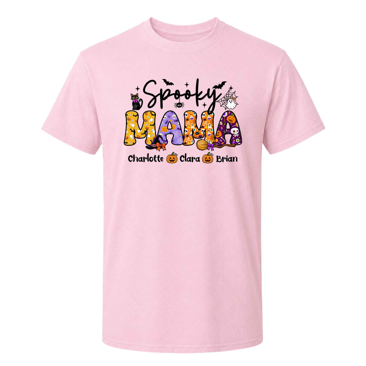 Personalized Halloween Shirt - Spooky Mama - Halloween Gift for Mom & Grandma
