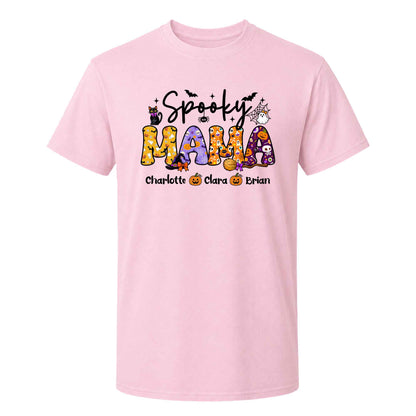 Personalized Halloween Shirt - Spooky Mama - Halloween Gift for Mom & Grandma