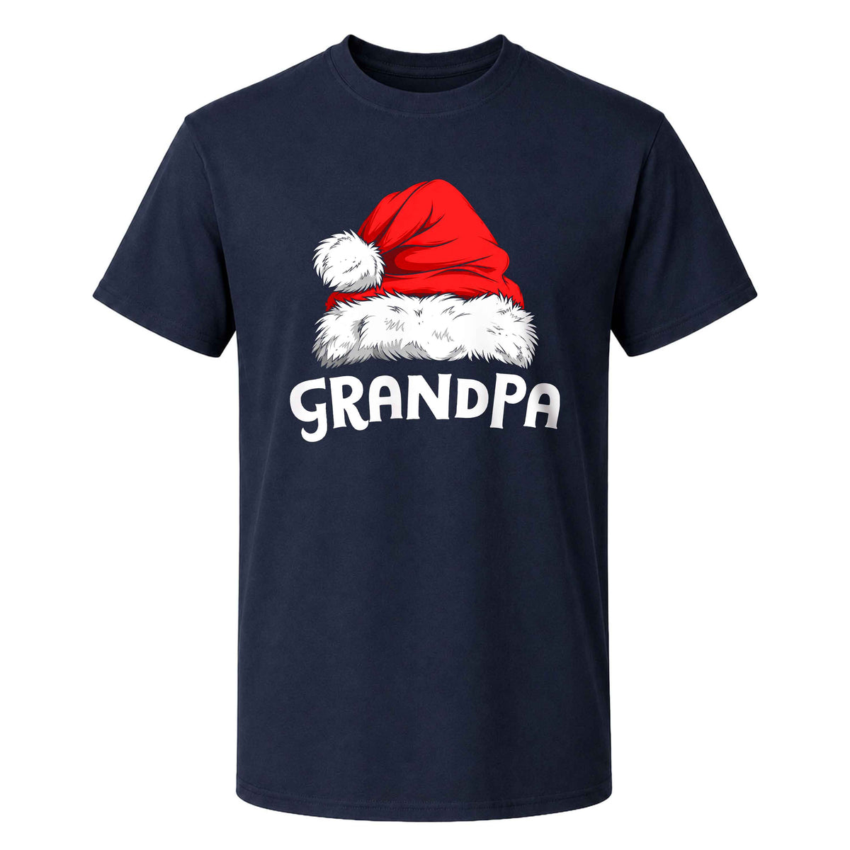 Personalized Family Christmas Shirts, Matching Santa Hat Tees, Custom Name Holiday Gift