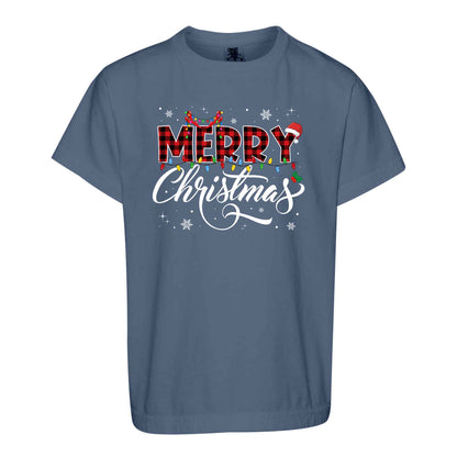 Matching Family Christmas Shirts, Merry Christmas Santa Hat Graphic Tees, Christmas Gift for Family