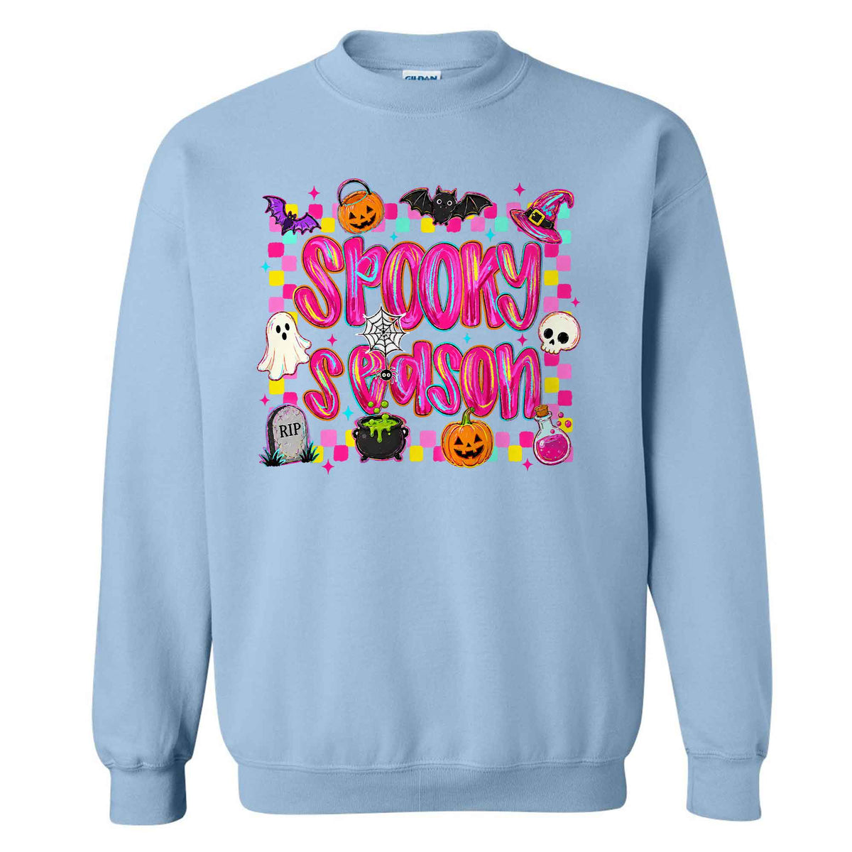 Colorful Halloween Shirt - Spooky Halloween T-shirt Sweatshirt - Cute Halloween Outfit, Spooky Season Gift