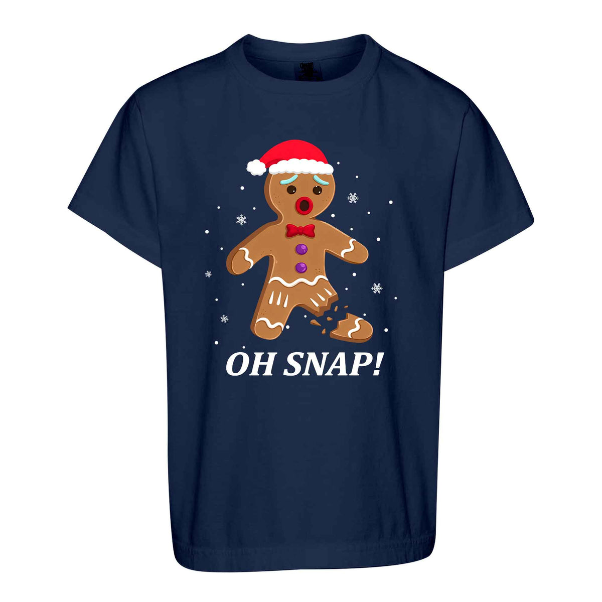 Funny Gingerbread Christmas Sweatshirt, Oh Snap Holiday Graphic Tee, Christmas Gift