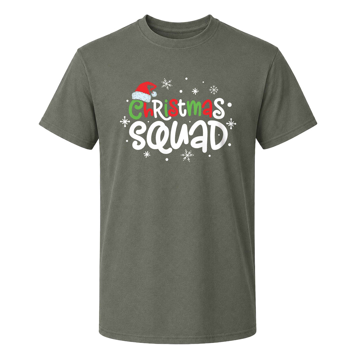 Christmas Squad Matching Family Shirts, Funny Christmas Graphic Tees, Holiday Gift for Family