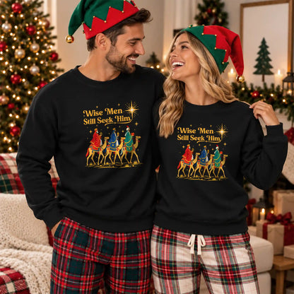 Wise Men Still Seek Him Christmas Shirt, Christian Nativity T-Shirt, Religious Christmas Gift for Men Women
