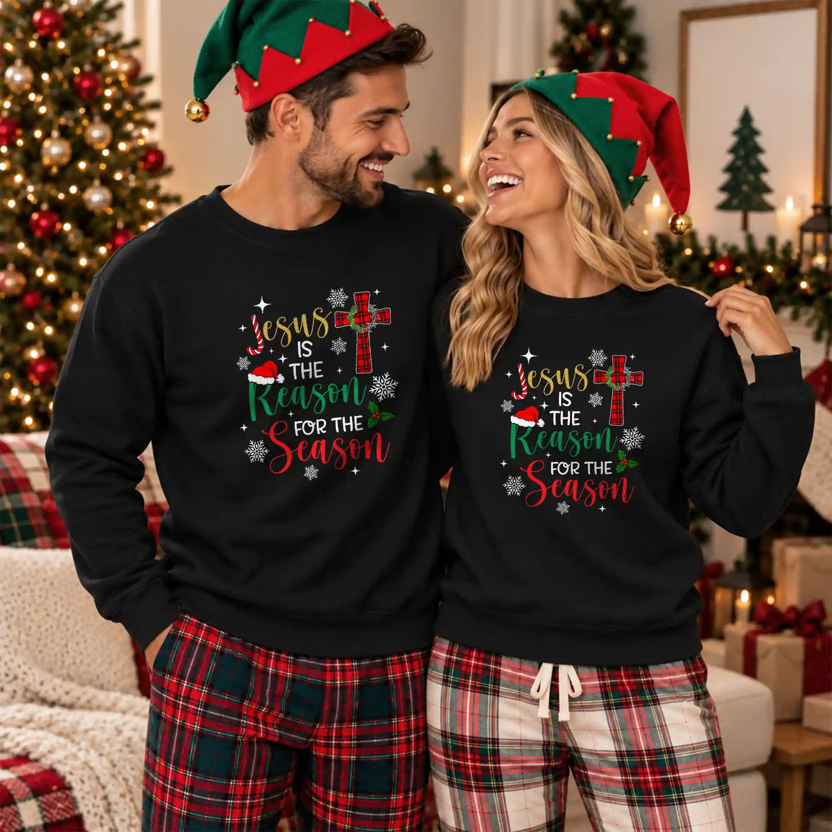 Jesus Is The Reason For The Season Christmas Shirt, Christian Nativity Tee, Religious Gift For Xmas