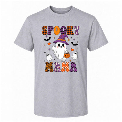 Personalized Halloween Shirt - Spooky Mama Shirt - Halloween Gift for Mom, Grandma, Aunt