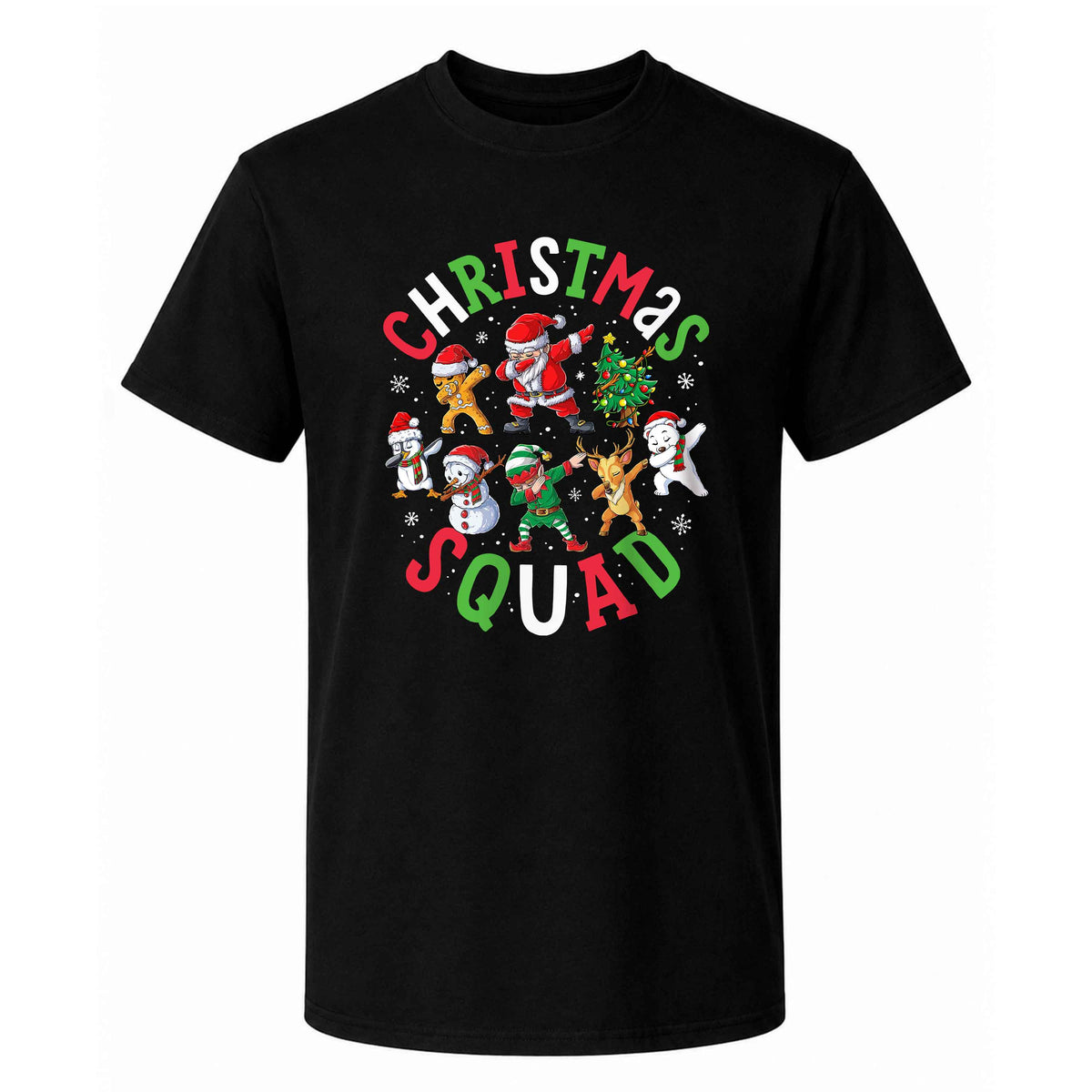 Christmas Squad Matching Family Shirts, Funny Christmas Graphic Tees, Holiday Gift for Family