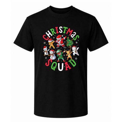 Christmas Squad Matching Family Shirts, Funny Christmas Graphic Tees, Holiday Gift for Family
