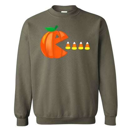 Pumpkin Ghost Graphic Halloween Sweatshirt, Spooky Season Jack O Lantern Shirt, Funny Halloween Gift