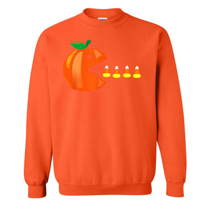 Pumpkin Ghost Graphic Halloween Sweatshirt, Spooky Season Jack O Lantern Shirt, Funny Halloween Gift