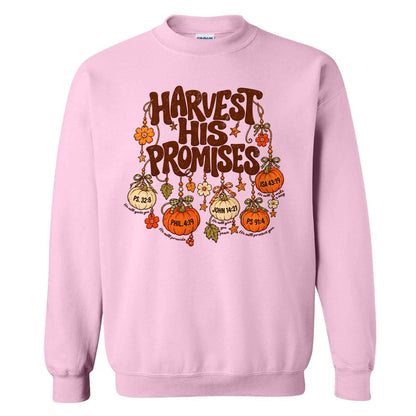 Thanksgiving Christian Shirt  - Harvest His Promises - Thanksgiving Gift for Friends, Self Gift