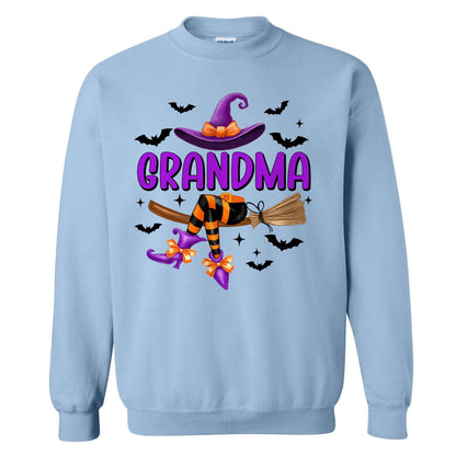 Personalized Halloween Witch Shirt - Grandma Witch T-Shirt Sweatshirt - Halloween Gift for Grandma, Mom