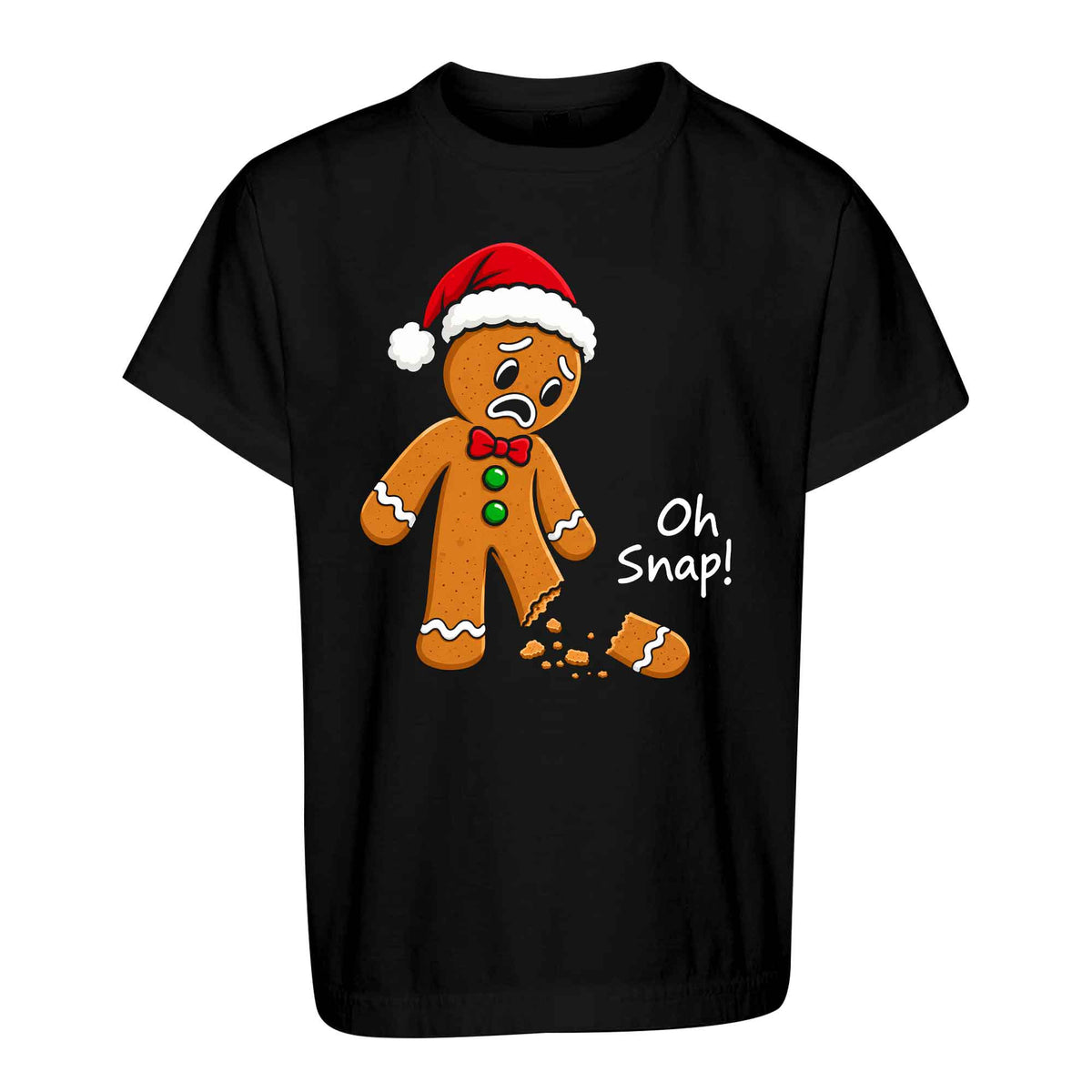 Funny Gingerbread Christmas Sweatshirt, Oh Snap Holiday Graphic Tee, Christmas Gift