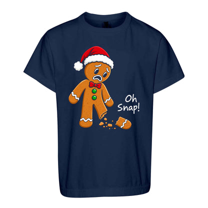 Funny Gingerbread Christmas Sweatshirt, Oh Snap Holiday Graphic Tee, Christmas Gift