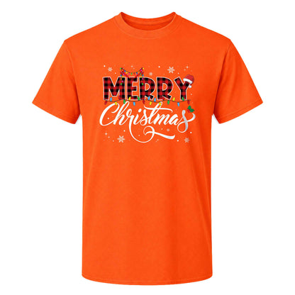 Matching Family Christmas Shirts, Merry Christmas Santa Hat Graphic Tees, Christmas Gift for Family