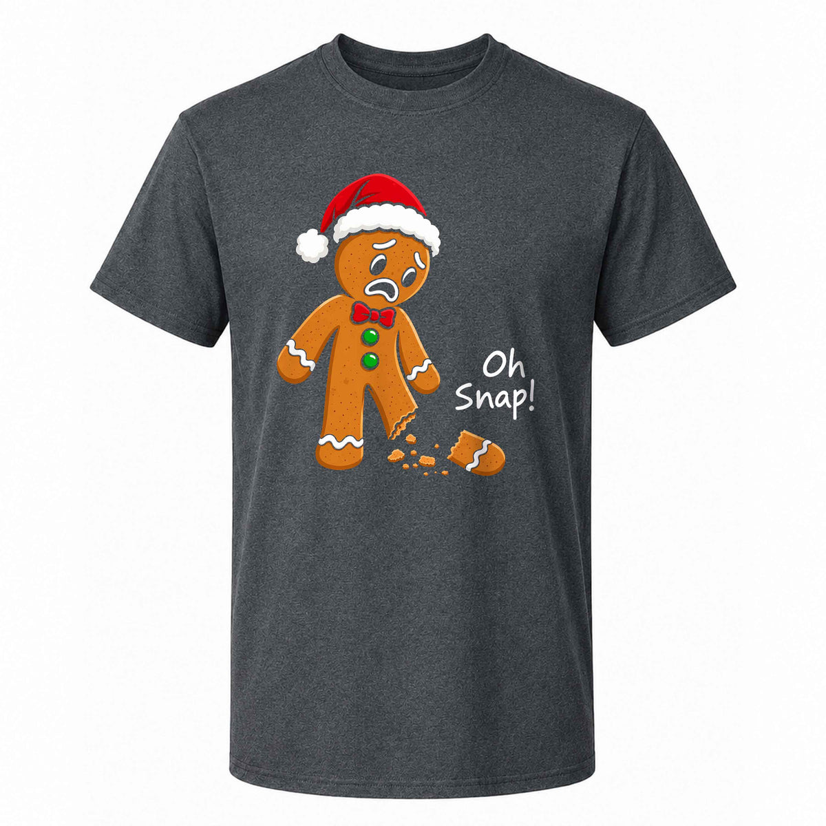 Funny Gingerbread Christmas Sweatshirt, Oh Snap Holiday Graphic Tee, Christmas Gift