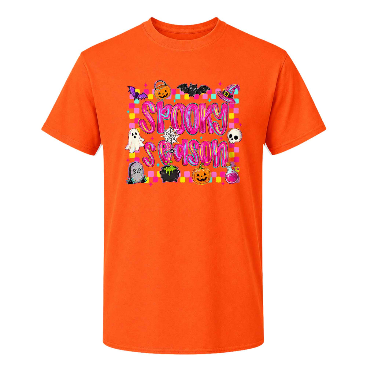 Colorful Halloween Shirt - Spooky Halloween T-shirt Sweatshirt - Cute Halloween Outfit, Spooky Season Gift