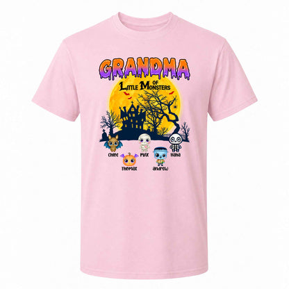 Personalized Grandma Monster Halloween Sweatshirt, Custom Characters & Names Halloween Family Gift