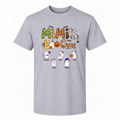 Personalized Halloween Shirt - Mimi's Boo Crew T-Shirt Sweatshirt - Spooky Season Gift for Mom, Grandma