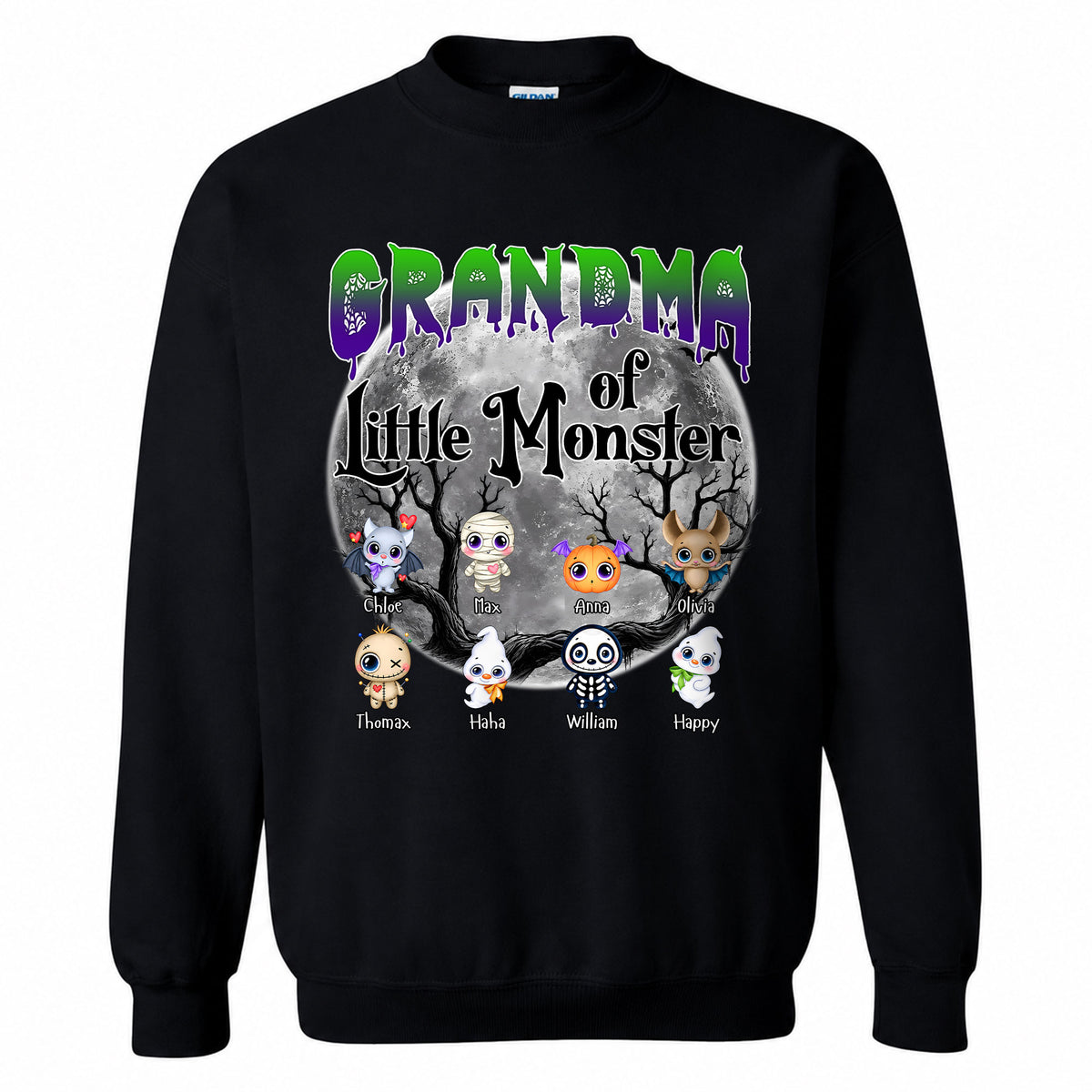 Personalized Halloween Family Shirt, Custom Characters & Names T-Shirt, Family Halloween Outfit, Cute Monster Design