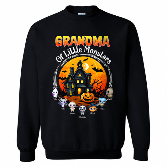 Personalized Halloween Family Shirt, Custom Characters & Names T-Shirt, Family Halloween Outfit, Cute Monster Design