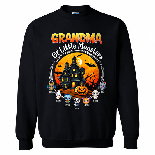 Personalized Halloween Family Shirt, Custom Characters & Names T-Shirt, Family Halloween Outfit, Cute Monster Design