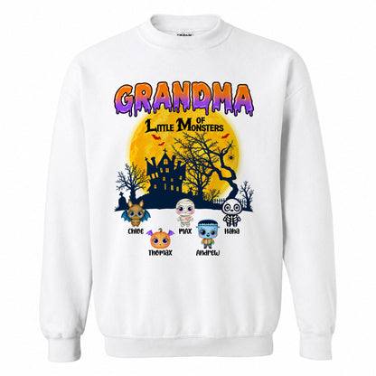 Personalized Halloween Family Shirt, Custom Characters & Names T-Shirt, Family Halloween Outfit, Cute Monster Design