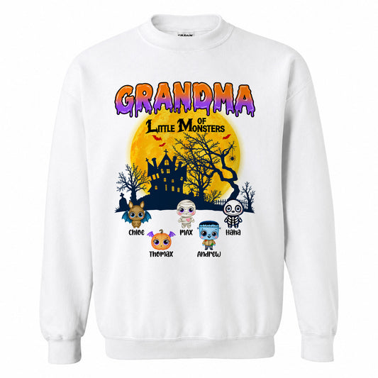 Personalized Halloween Family Shirt, Custom Characters & Names T-Shirt, Family Halloween Outfit, Cute Monster Design