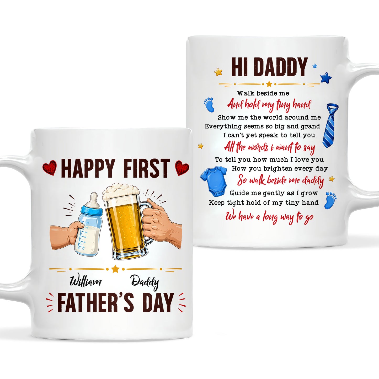 Personalized Daddy Mug – Custom Father’s Day Coffee Mug Gift
