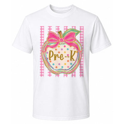 Personalized Striped Back to School Shirt for Kids Teachers – Custom Name & Grade Tee for Pre-K to 8th Grade Students, First Day Outfit