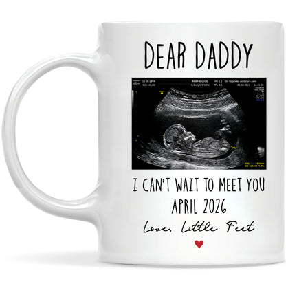 Personalized Daddy Mug – Custom Photo Coffee Mug Gift for Dad