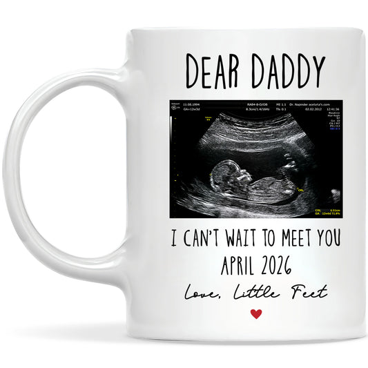 Personalized Daddy Mug – Custom Photo Coffee Mug Gift for Dad