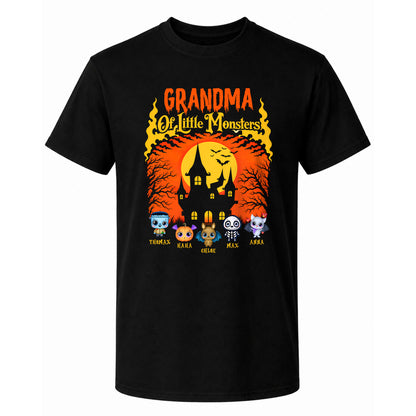 Personalized Halloween Family Shirt, Custom Characters & Names T-Shirt, Family Halloween Outfit, Cute Monster Design
