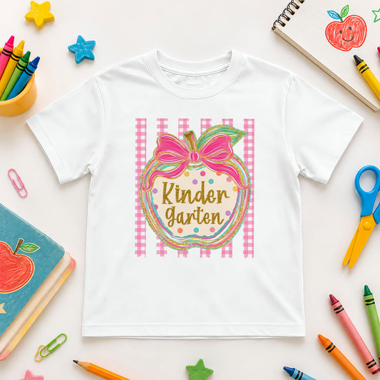 Personalized Striped Back to School Shirt for Kids Teachers – Custom Name & Grade Tee for Pre-K to 8th Grade Students, First Day Outfit