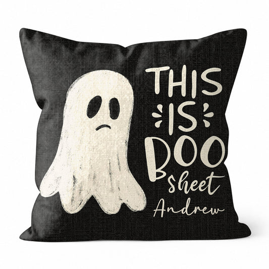 Personalized Halloween Ghost Pillow, This Is Some Boo Sheet Ghost Cushion, Cute Halloween Home Decor, Halloween Gift